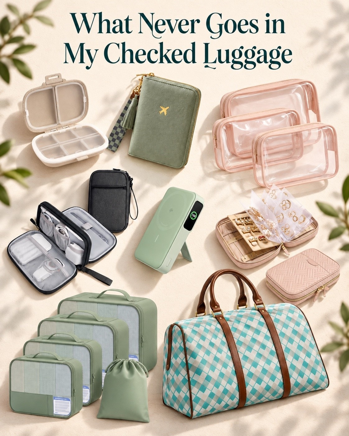 What never goes in my checked luggage? ✈️

My passport and ID, daily medications, jewelry, power bank, chargers and tech essentials, one backup outfit, and the toiletries I’d need for the first night. They all go in my carry-on. If my checked bag is delayed, I can still get through the first day of my trip.

I linked the organizers and carry-on bag in LTK if you’re getting ready for a trip. What’s the one thing you always keep with you?

#TravelTips #CarryOnEssentials #PackingTips #TravelFinds #travelessentials

#LTKTravel #LTKdayinmylife #LTKvlog