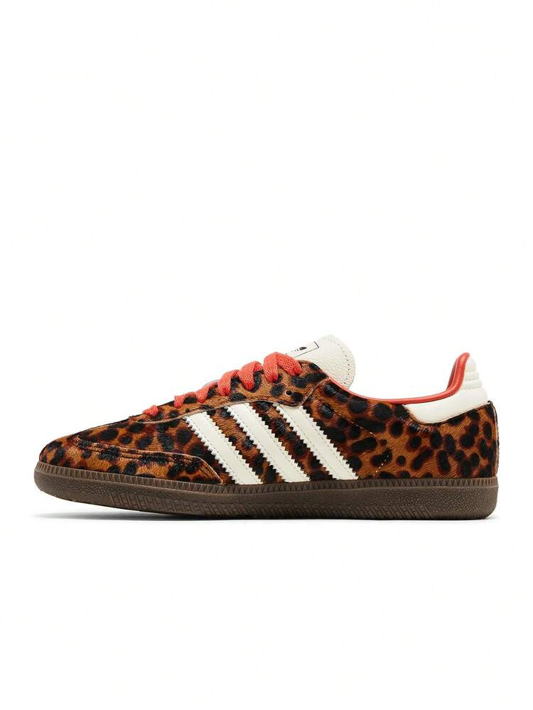 Adidas Samba OG Men's Sneakers Cheetah Pony Hair Leather Details Vibrant Energy Casual Lifestyle JI2734 | SHEIN
