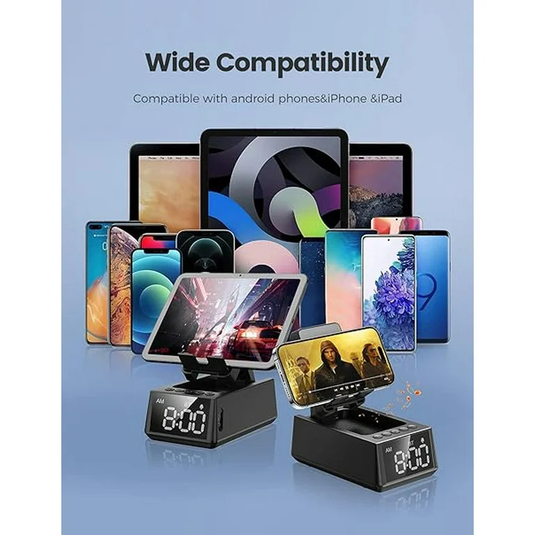 Cell Phone Stand with Wireless Bluetooth Speaker Compatible with iPhone/ipad/Samsung Galaxy, Anti... | Walmart (US)