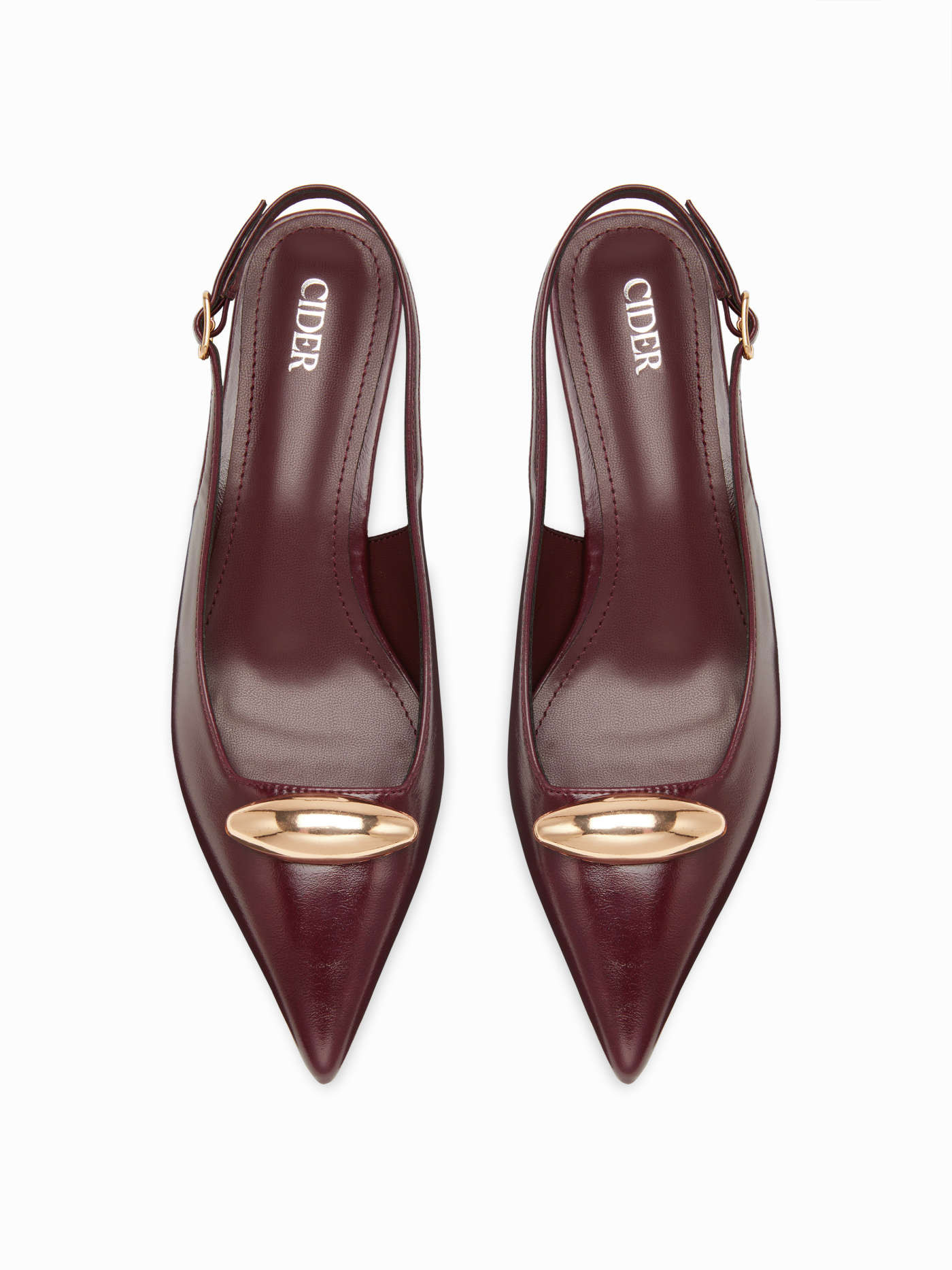 POINTED TOE SLINGBACK KITTEN HEELS For Work | Cider