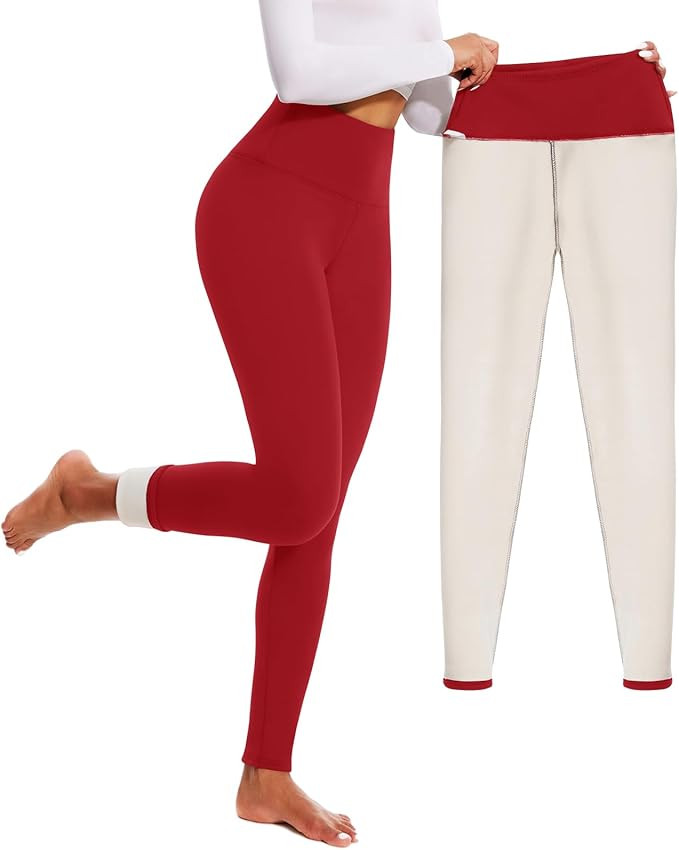 FULLSOFT Thick Fleece Lined Leggings for Women – High Waisted Winter Thermal Warm Yoga Pants Wo... | Amazon (US)