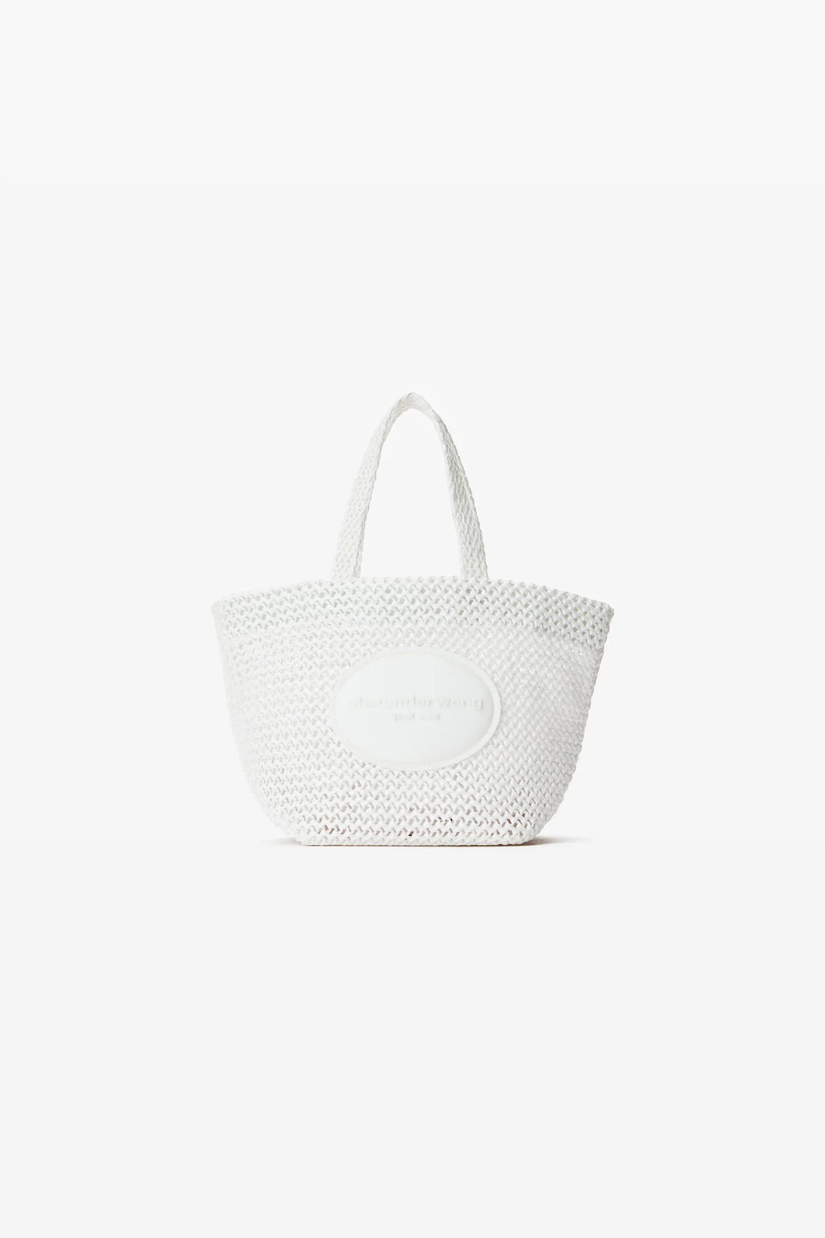 Punch Small Tote Bag in Raffia | Alexander Wang