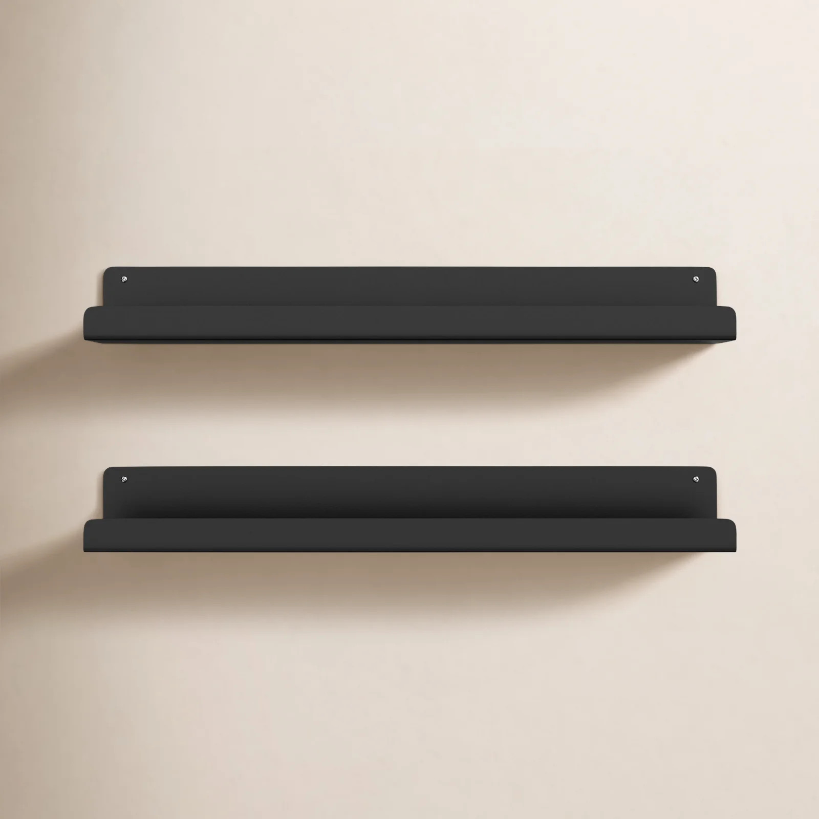 Tara 23.75" W Metal Rectangle Floating Shelves (Set of 2) | Birch Lane