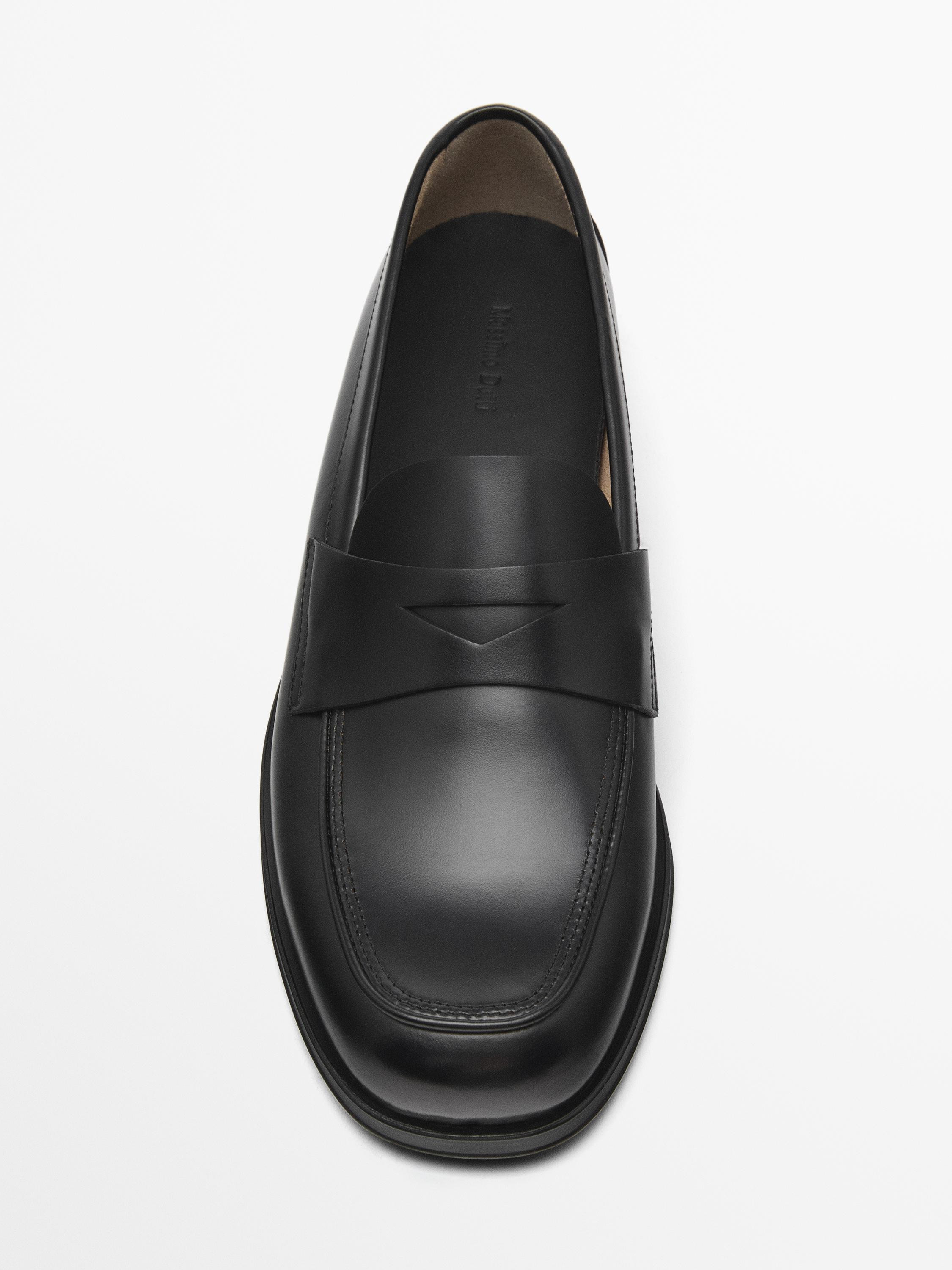 Soft penny loafers | Massimo Dutti US