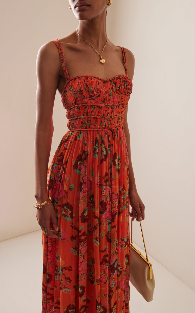 Ines Floral-Printed Silk Maxi Dress | Moda Operandi (Global)