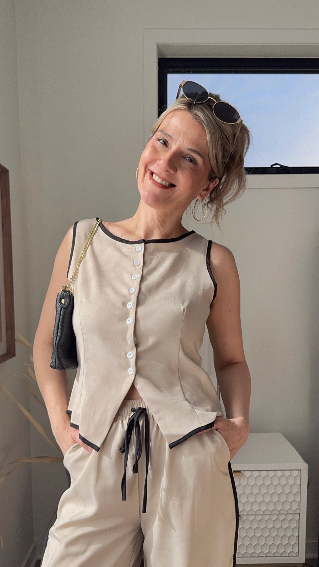 An easy matching set that looks polished but feels incredibly comfortable. Perfect for errands, brunch, travel days, or a casual office look.

#LTKgrwm #LTKootd #LTKWorkwear
