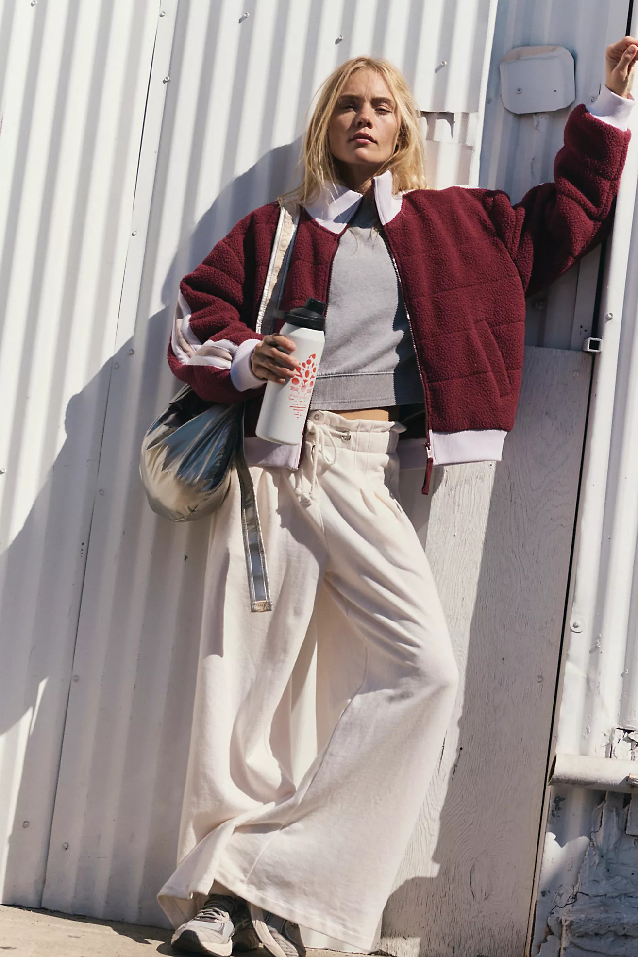 Fleecy Sherpa Scrunchy Pippa Jacket | Free People (Global - UK&FR Excluded)