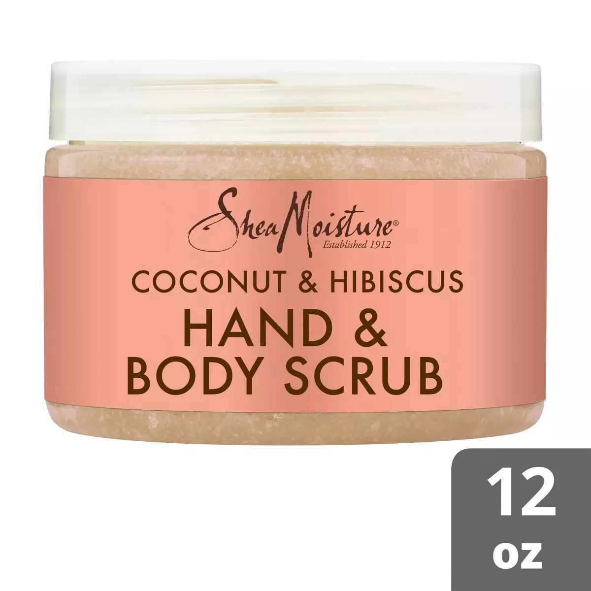 SheaMoisture Coconut & Hibiscus Illuminating Hand and Body Scrub - 12oz | Target