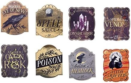 Martha Stewart Luxe Wine Labels with Foil Accents | Amazon (US)