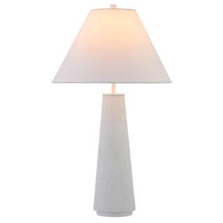 Ingalls 28 in. Matte White Table Lamp | The Home Depot