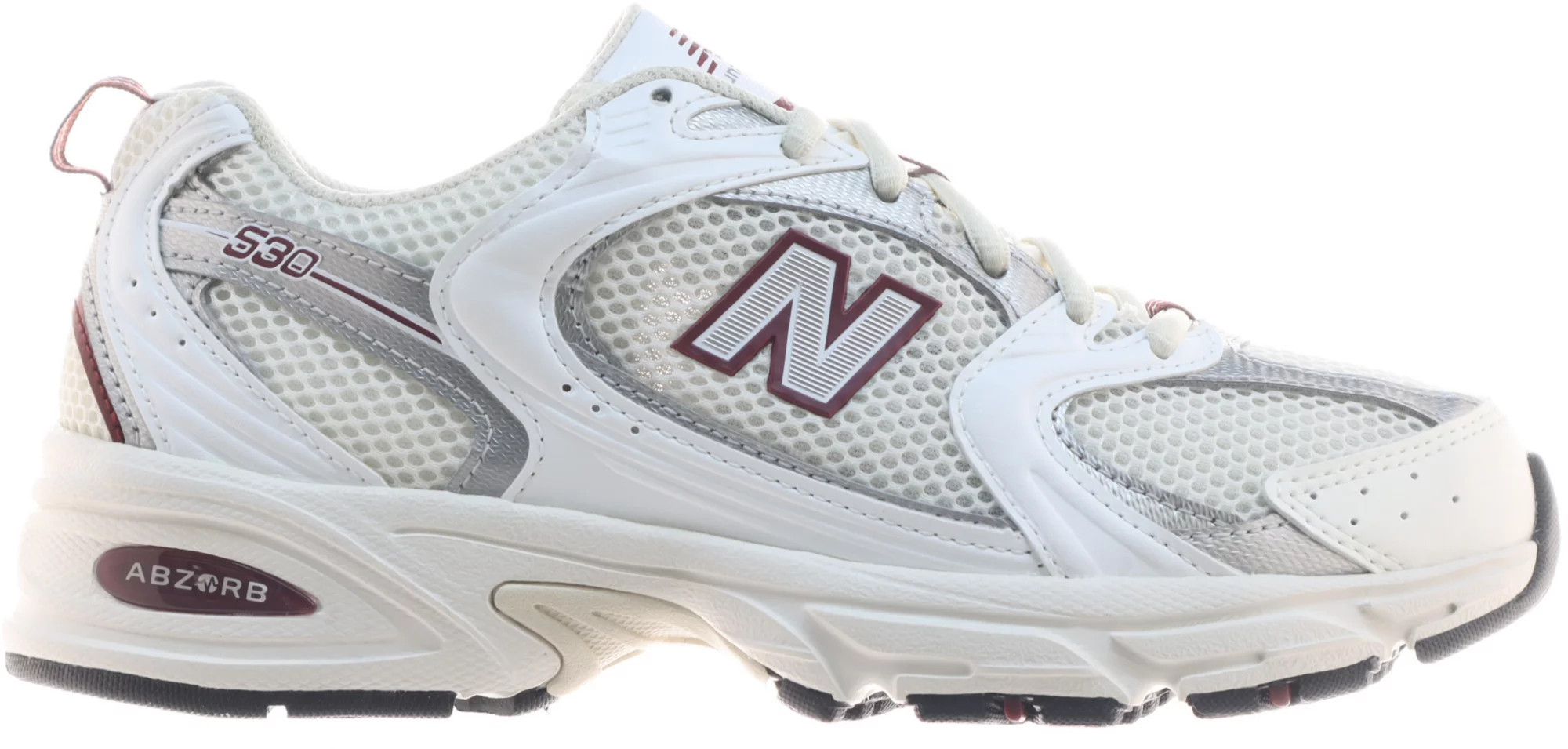 New Balance 530 Shoes, Women's, M5/W6.5, White/Burgundy Ash | DICK'S Sporting Goods