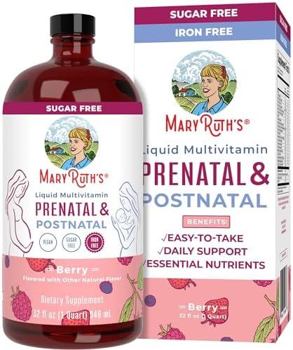 MaryRuth’s Postnatal & Prenatal Vitamins for Women | Sugar Free | Womens Multivitamin for Pre-C... | Amazon (US)