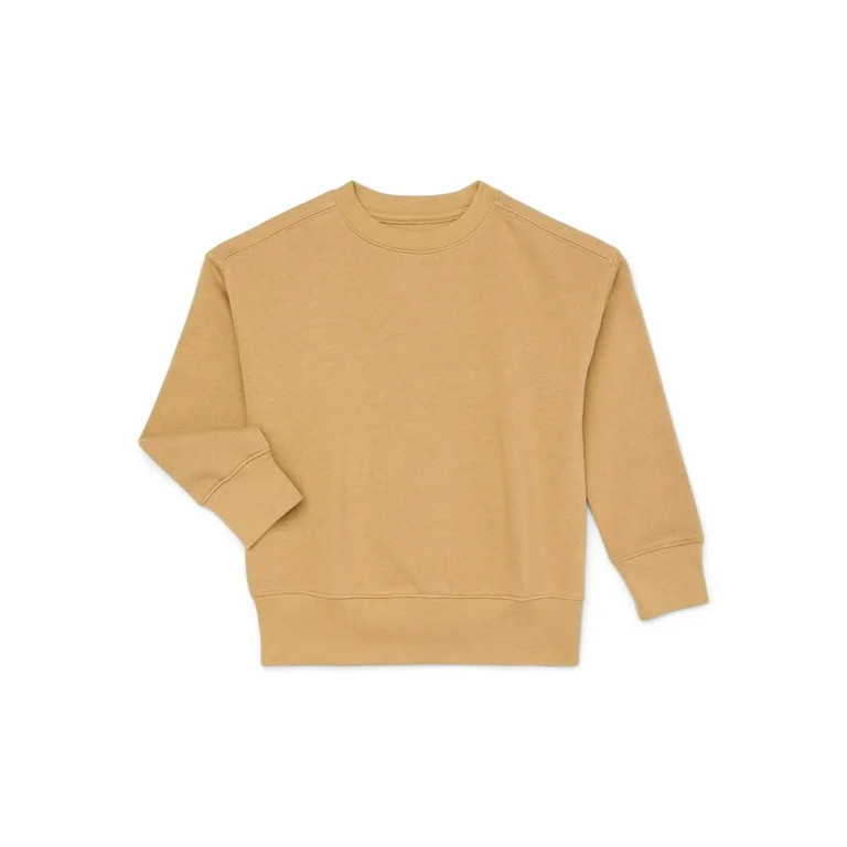 Athletic Works Boys Fleece Sweatshirt, Sizes 4-18 & Husky - Walmart.com | Walmart (US)