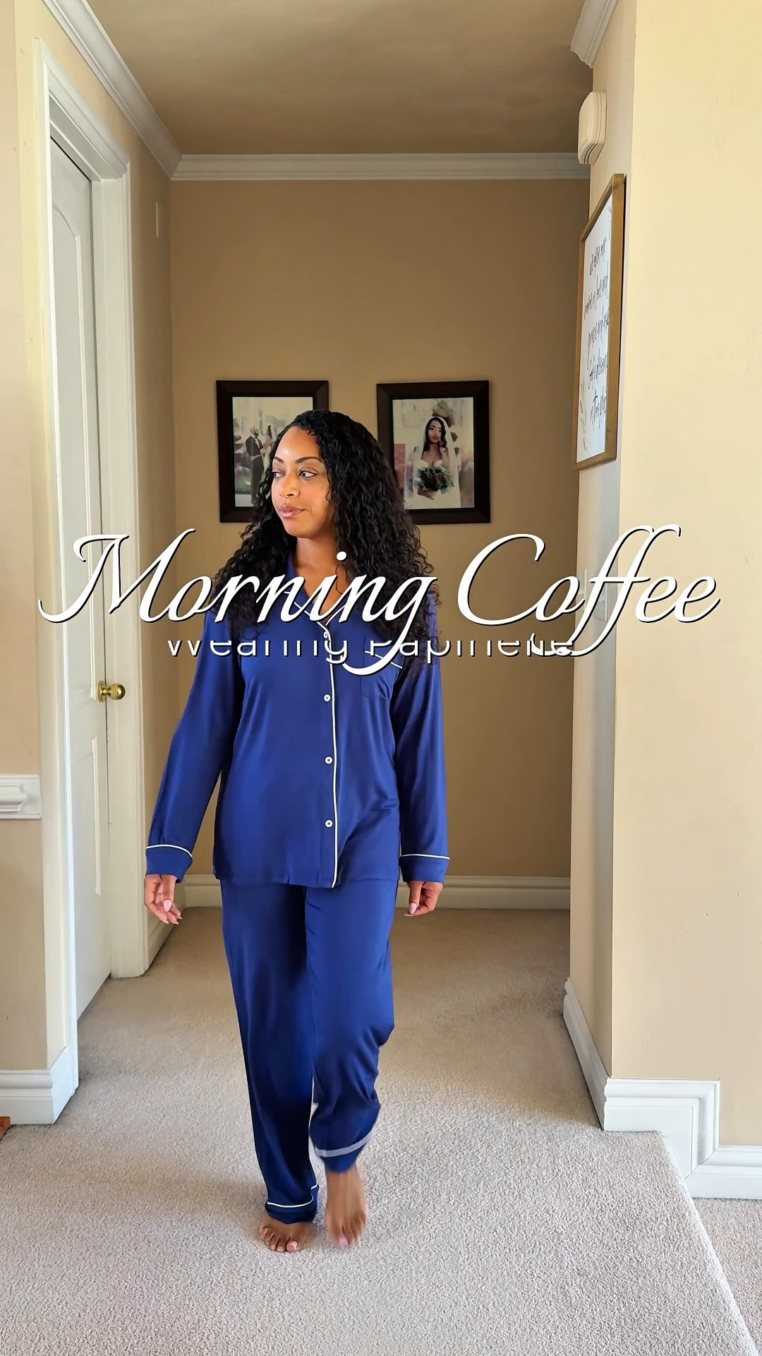 Reminder to find your calm in any small way throughout your day!#cozyhome #momlife #morningcoffee #papinelle @Papinelle Sleepwear 