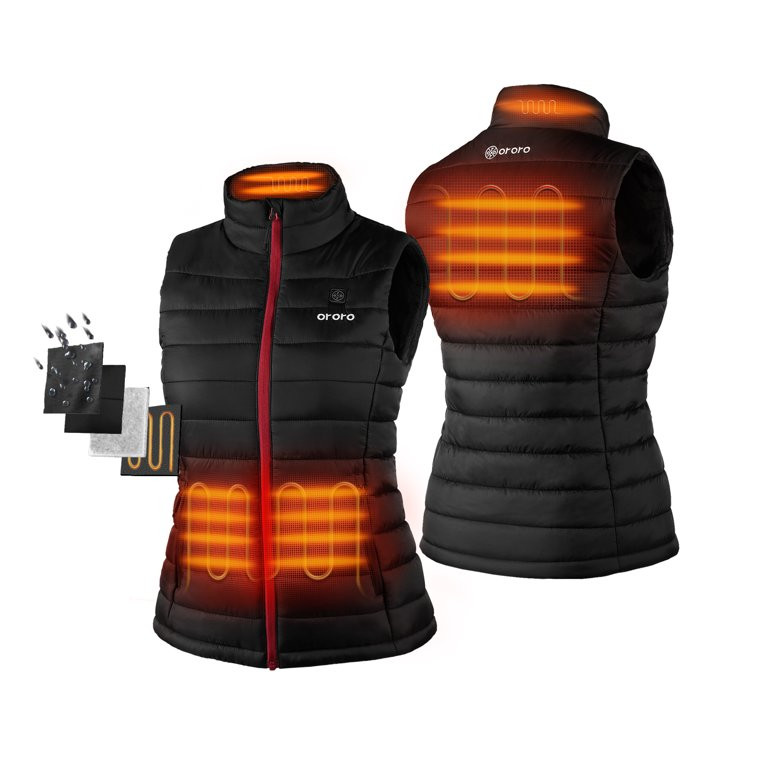 ORORO Women's Lightweight Heated Vest with Battery Pack | Walmart (US)