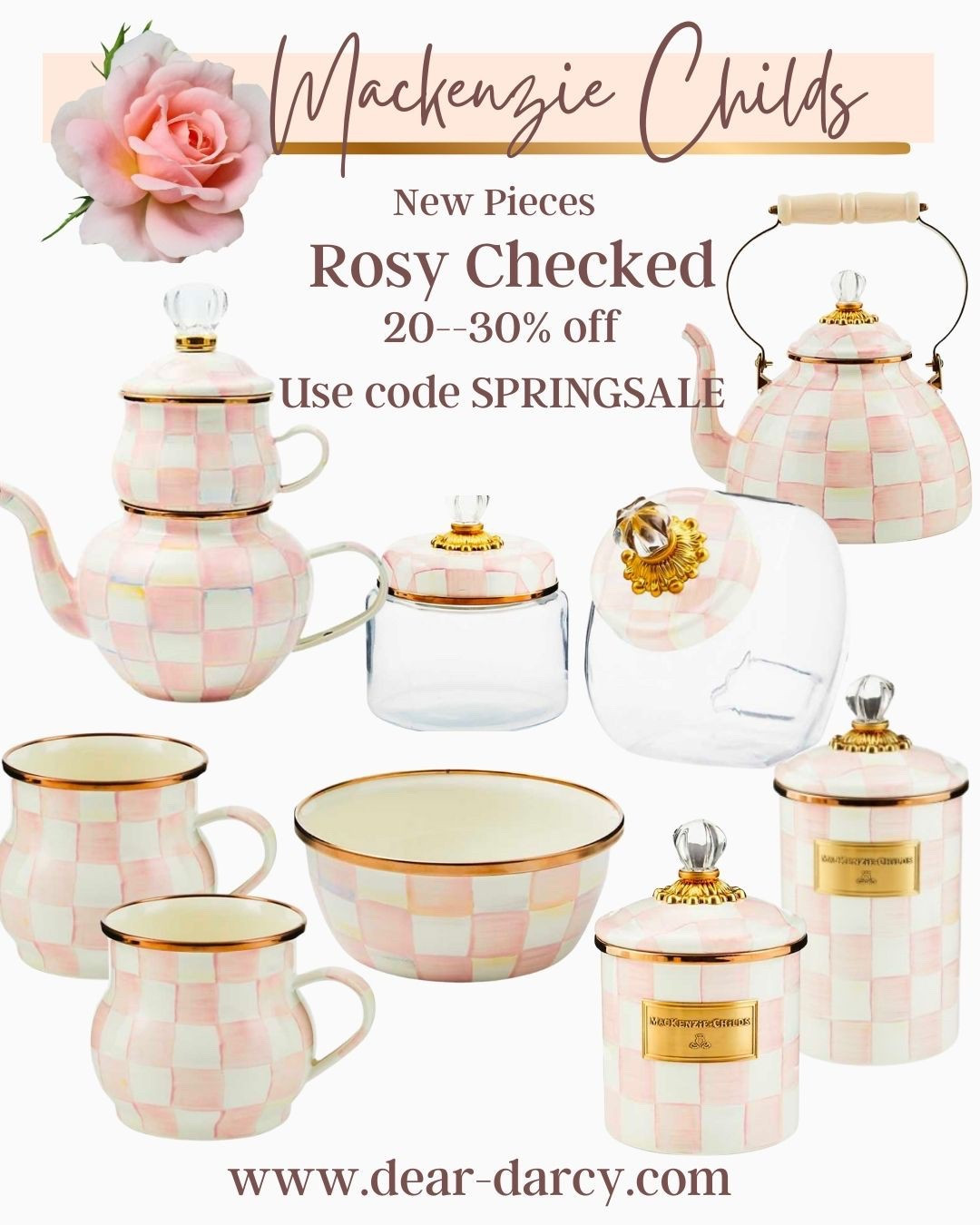 20-30% off SALE Mackenzie Childs 

You know I adore this brand and that I’ve been collecting since college! 
It’s just a classic favorite of mine and  I love they’ve been adding New colors to the check pattern!

I have a couple pieces of it in my office, and it would be a great time to grab a Mother’s Day gift
Bridal shower or how cute for a baby girls room. 

!

This is a sale that doesn’t come around often! 

#LTKStyleTip #LTKHome #LTKSaleAlert