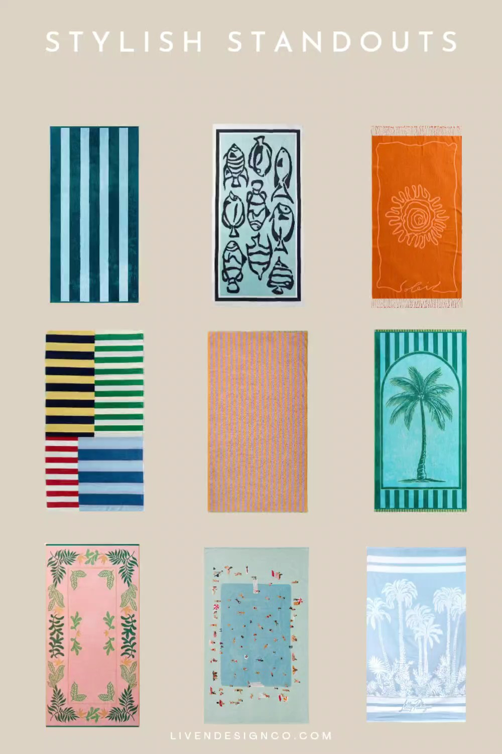 Fun beach towels. Striped beach towel. Colorful beach towel. Pool

#LTKSeasonal #LTKSaleAlert #LTKSwim