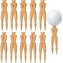 Skylety 3 Inch Plastic Golf Tees Lady Tees Woman Golf Tees Nude Golf Tees for Golf Training | Amazon (US)