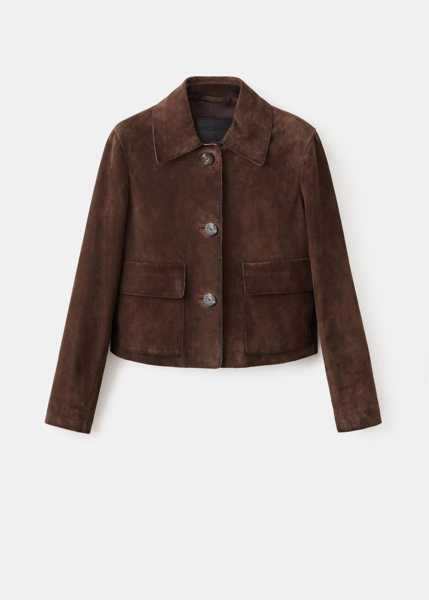 100% leather short jacket | Mango (US/MX/AU)