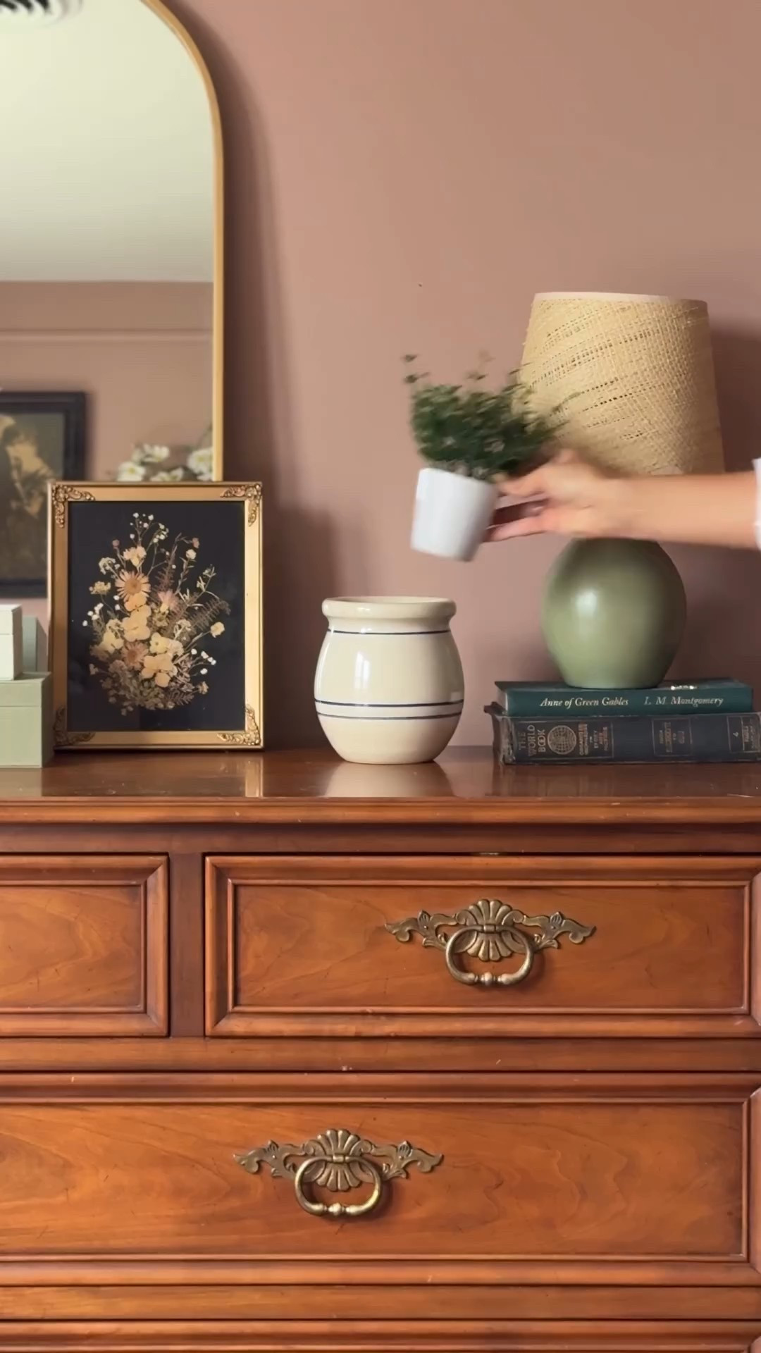 There’s something about this room that feels like a chapter out of a storybook.

Soft blush tones, scalloped edges, and layers collected over time — all coming together to create a space that feels both youthful and timeless.

It’s one of those rooms that just makes you exhale.
🩷 See all the sources for The Pink Room [link in bio]

You can also shop this room on my LTK!

-

pink room | girls bedroom | vintage inspired decor | cottagecore home | blush bedroom | layered interiors | feminine design | classic home style | traditional home | timeless interiors | cozy bedroom | pattern play | Kindred Homestead | room makeover | home decor inspiration