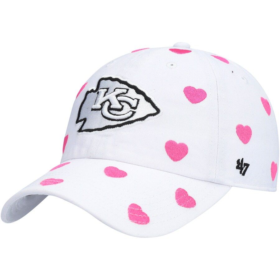 Kansas City Chiefs '47 Girls Preschool Surprise Clean Up Adjustable Hat – White | Fanatics