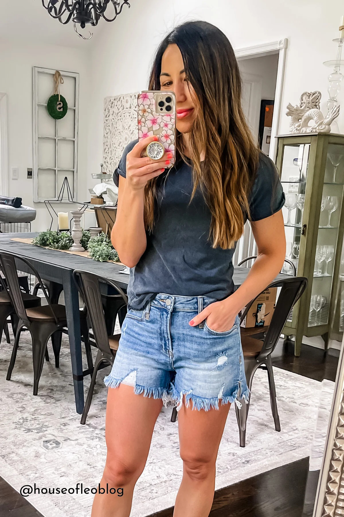 Risen Denim Shorts | Social Threads