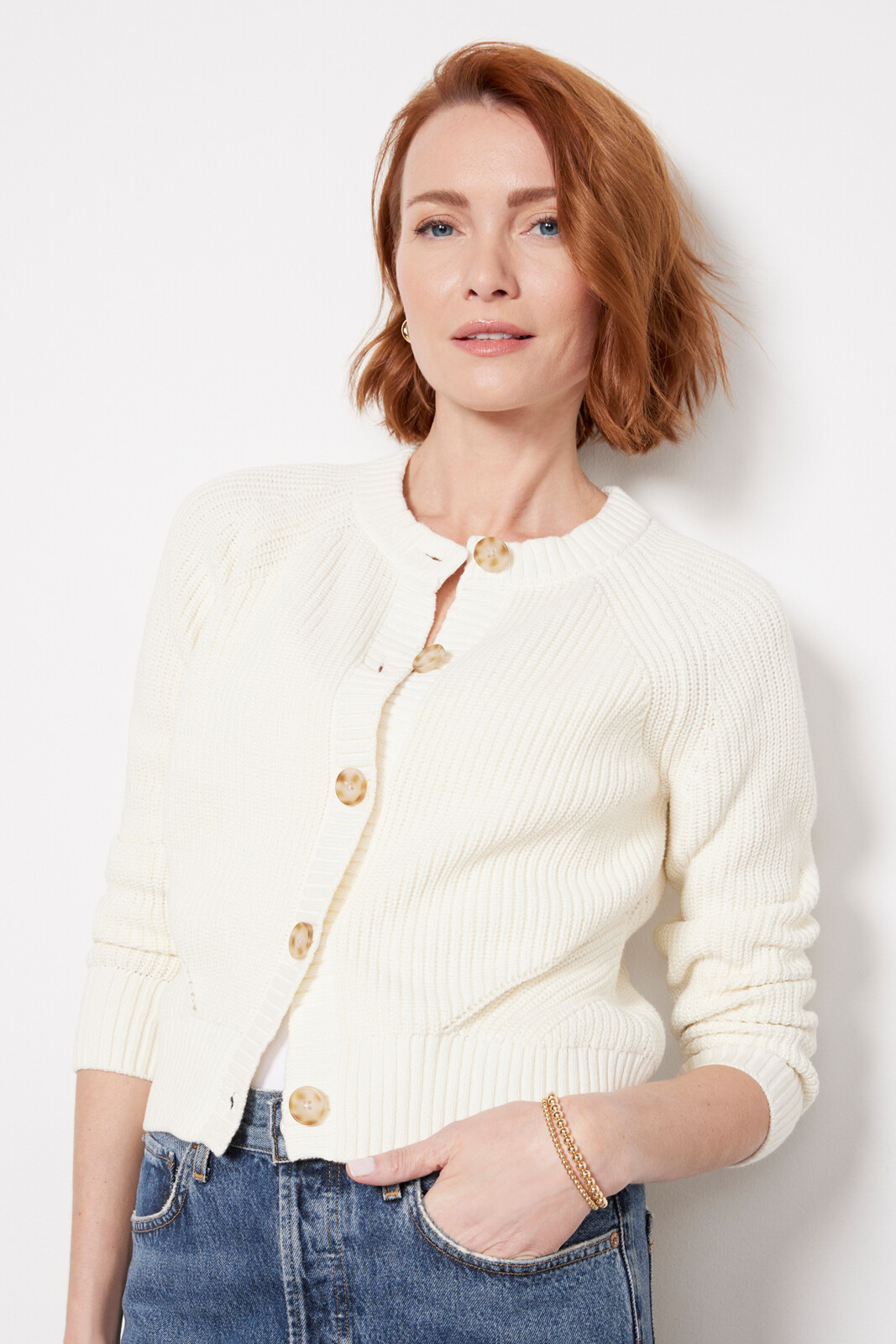 Sunwashed Fisherman Cardigan | Evereve