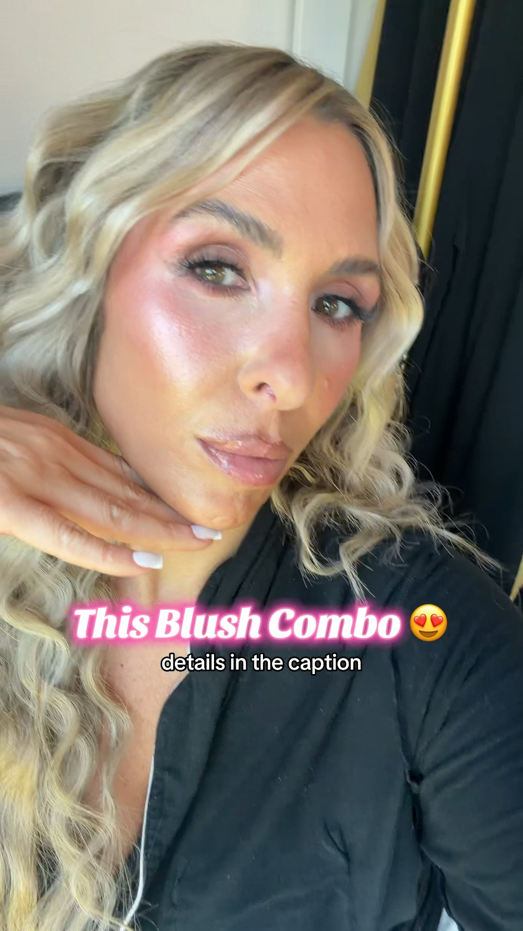 Holy Grail Makeup:

prep: merit serum 

FOUNDATION 
Haus Labs 270 (spray tan color)

CONCEALER
Kosas concealer 1.5 (I like it very bright) 

concealer set with:
setting powder: Kosas Cloud Translucent Candy (amazing)

CONTOUR/BRONZER/BLUSH
Contour: Makeup By Mario SoftSculpt Transforming Skin Enhancer in Medium

Bronzer: Hourglass Radiant Bronze Light

CHEEKS: 
1. Coral cream blush blended into contour (Rare Beauty Charm)
2. Bubble gum pink powder blush (Patrick Ta She is Enough) @Patrick Ta Beauty
3. Dior Liquid Highlighter in pink THE
@Diorbeauty or any liquid highlight with a neutral or pink tint
4. Rare Beauty luminous blush in Happy @Rare Beauty or a pink blush highlight 


LIPS. Liner. Make up forever wherever walnut. make up forever gloss fairy glimmer 

setting spray : One size Melt 

lash: go getter #LTKStyleTip #LTKFindsUnder50 #LTKNYFW