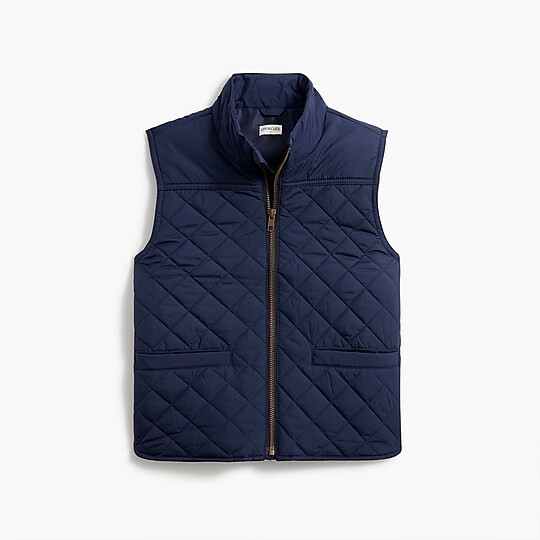 Boys' quilted Walker vest | J.Crew Factory
