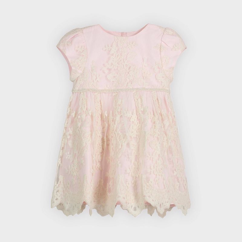 Mia & Mimi Toddler Girls' Lace Cap Sleeve Dress | Target