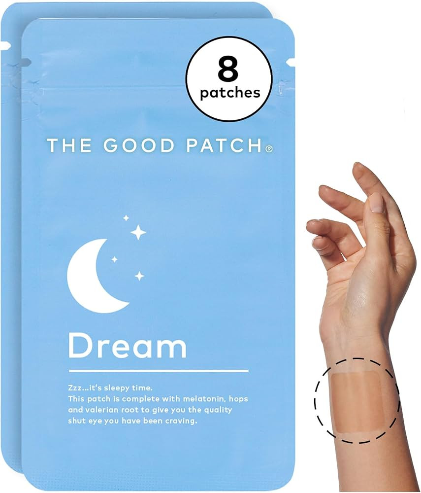 The Good Patch Plant Powered Sleep Support - Sustained Release Dream Patch with Melatonin, Hops, ... | Amazon (US)