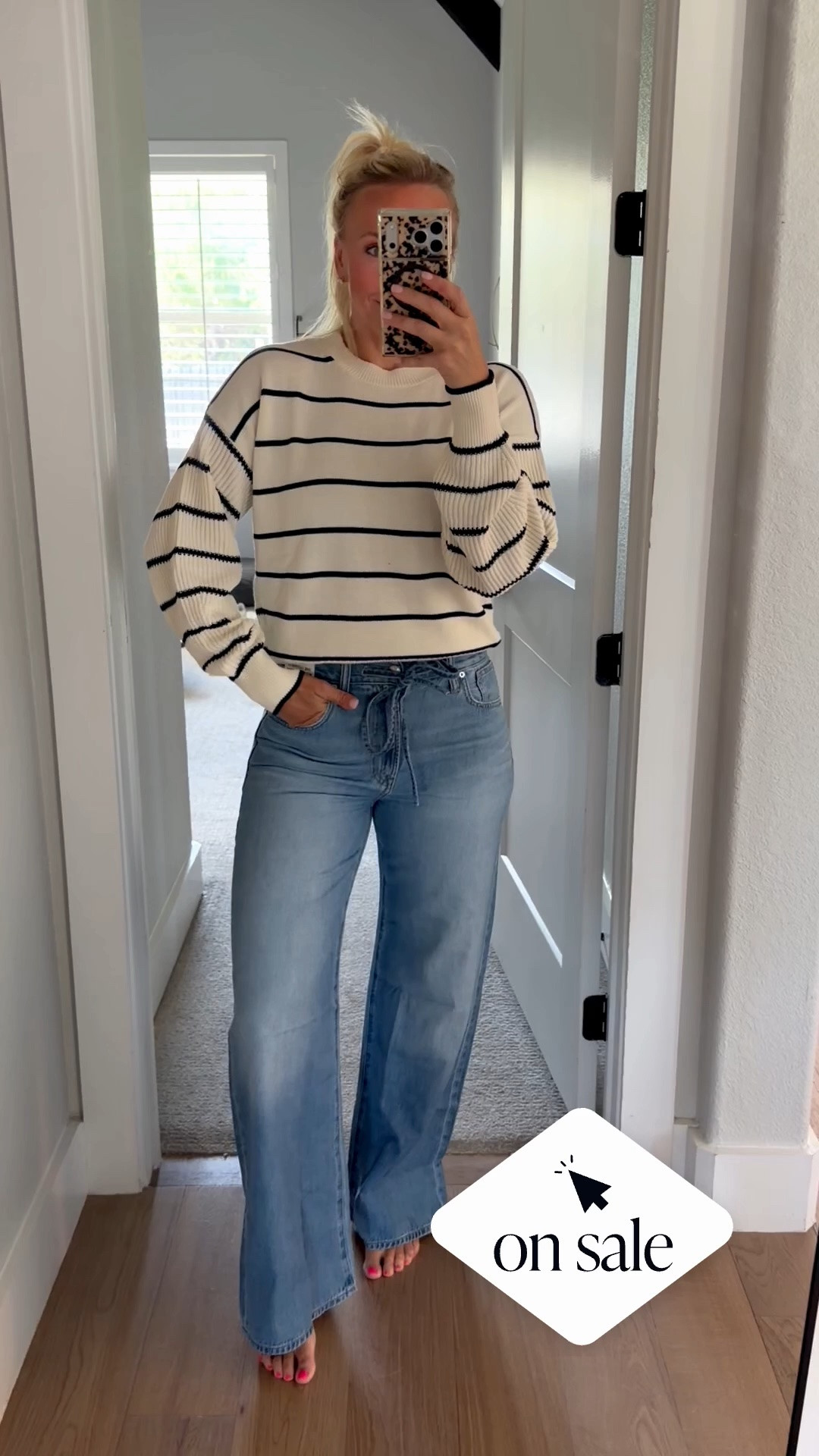 Everything is on sale! Wearing a 28 in the denim, medium in the sweater. Both are tts. Such great fall staples!

#LTKootd #LTKgrwm #LTKmomlife