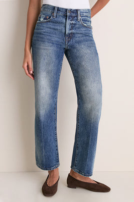 Artisan Lexi Mid Rise Bowed Straight | Tuckernuck (US)