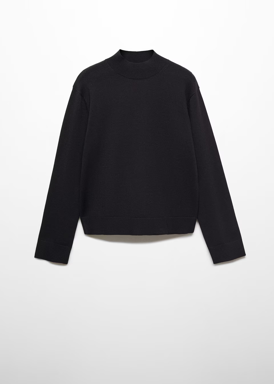 Perkins neck knitted sweater -  Women | Mango USA | MANGO (US)