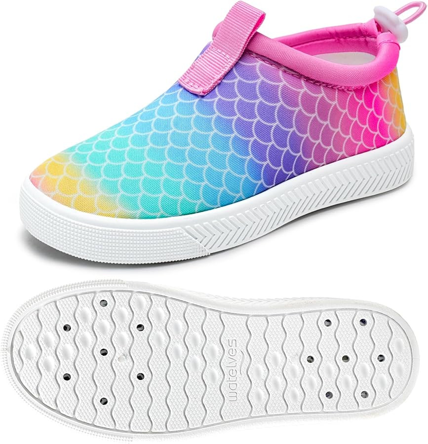 WateLves Toddler Water Shoes Kids Boys and Girls Quick Dry Water Sneakers Slip On Aqua Swim Shoes... | Amazon (US)