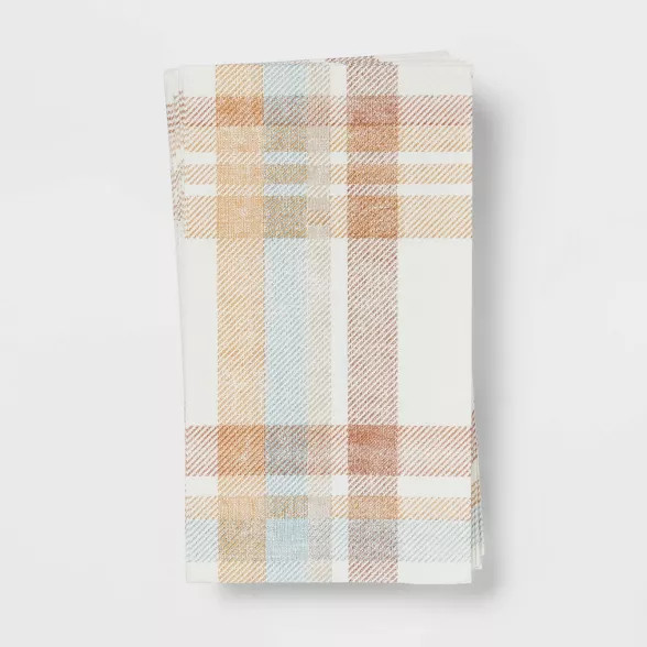 16ct Paper Plaid Disposable Napkins - Threshold™ | Target