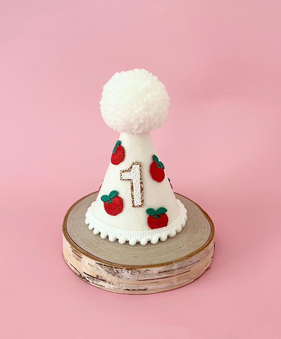 Apple Party Hat, Apple 1st Birthday Theme, Cake Smash Hat, Apple Theme Photoshoot, Party Hat - Et... | Etsy (US)