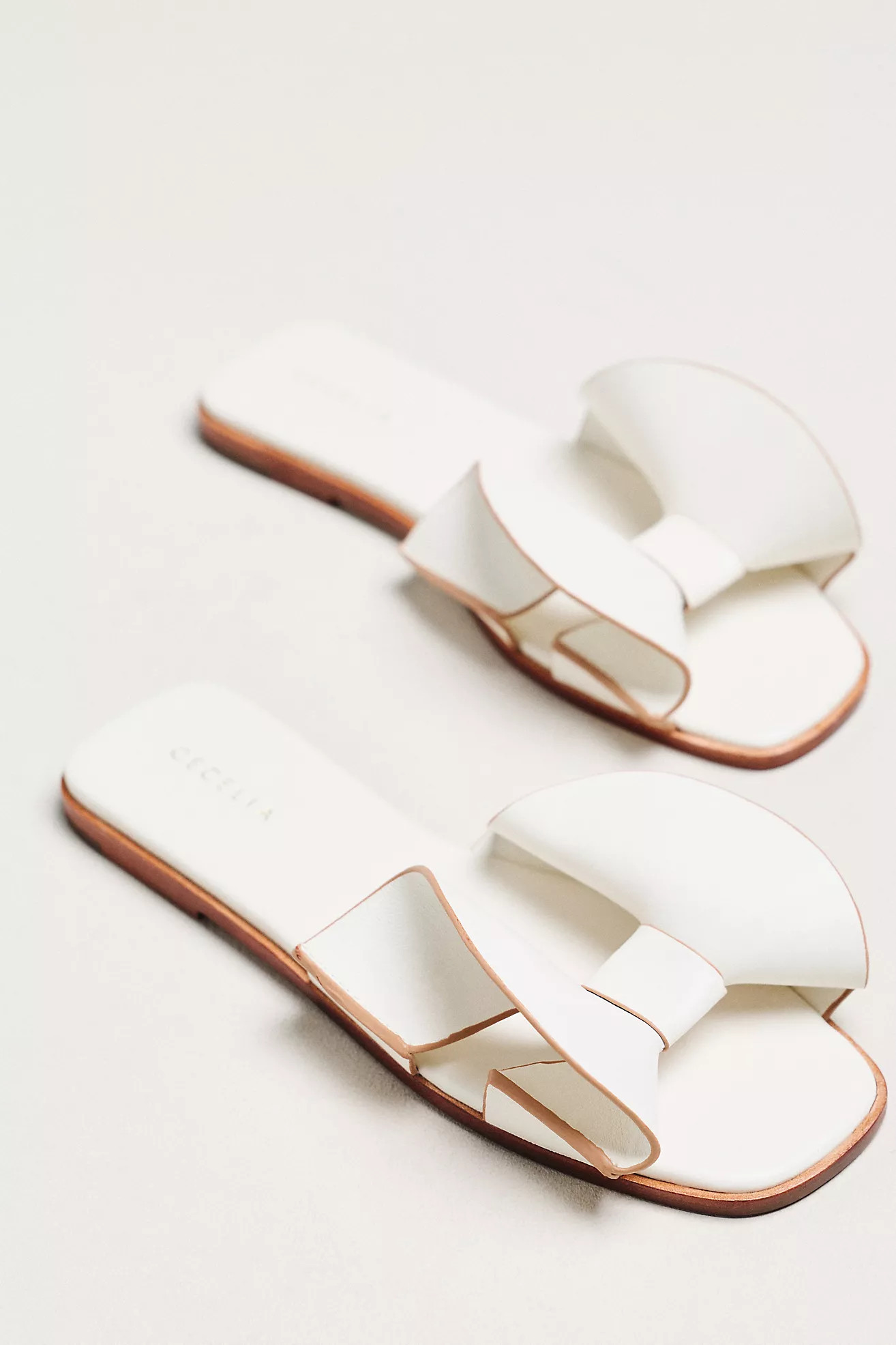 Cecelia New York Wendy Bow Slider Sandals | Anthropologie (US)