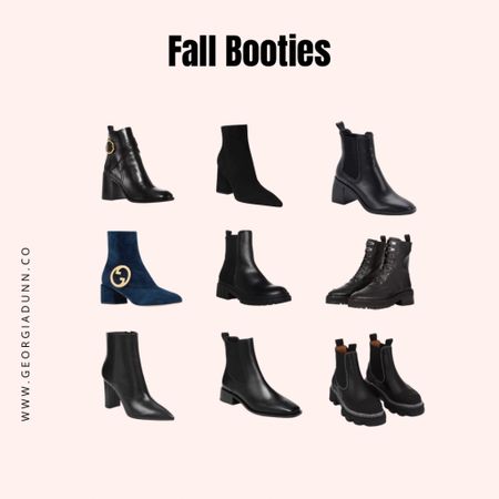 Fall boots,a ankle boots, booties, black boots 

#LTKshoecrush #LTKSeasonal #LTKSale