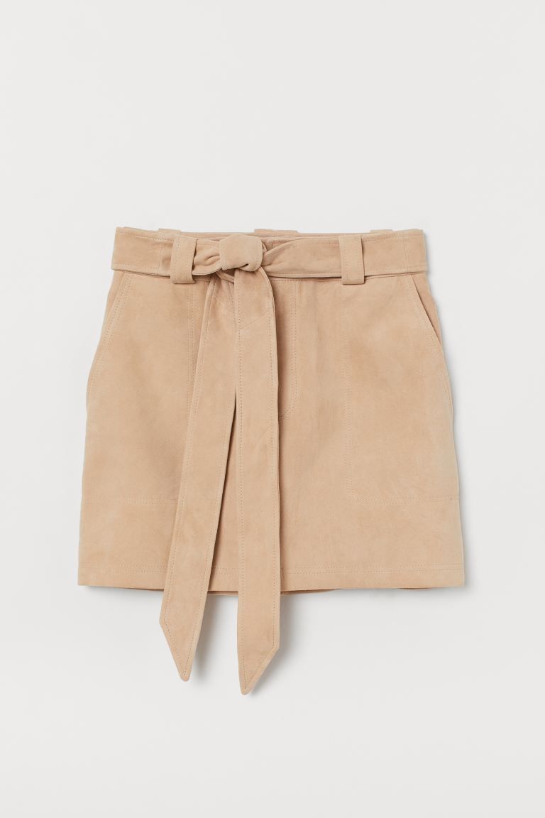Short Suede Skirt | H&M (US + CA)