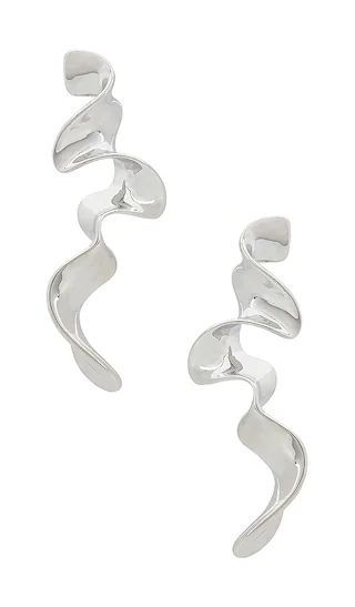 Kelsee Earring in Silver | Revolve Clothing (Global)