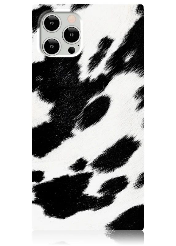 Shanda Rogers Cow Square iPhone Case | FLAUNT