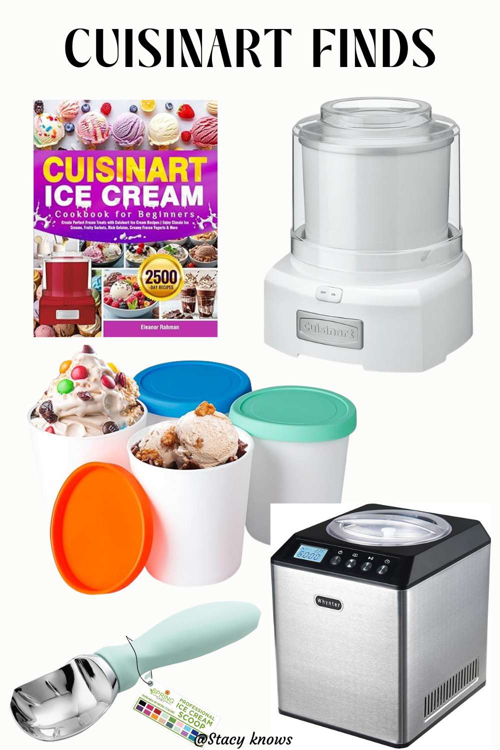 Ready to make your own gourmet treats? Got the whole set-up on Amazon! Sharing my finds for the perfect homemade ice cream: the Cuisinart Ice Cream Maker, specialized freezer storage containers, the best ice cream scoop, and the essential Cuisinart cookbook! Link in bio to shop the kitchen haul. 
#LTKhome #LTKkitchen #AmazonFinds #Cuisinart #IceCreamMaker #HomemadeIceCream #KitchenGadgets #IceCreamGoals #DessertLover #SummerTreats #CuisinartRecipes 

 #LTKGiftGuide #LTKHoliday #LTKfoodie