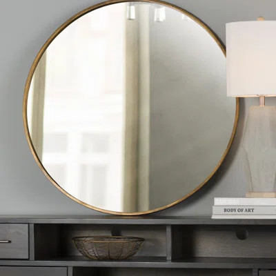 Corrigan Studio Bronwyn Round Mirror | Wayfair North America