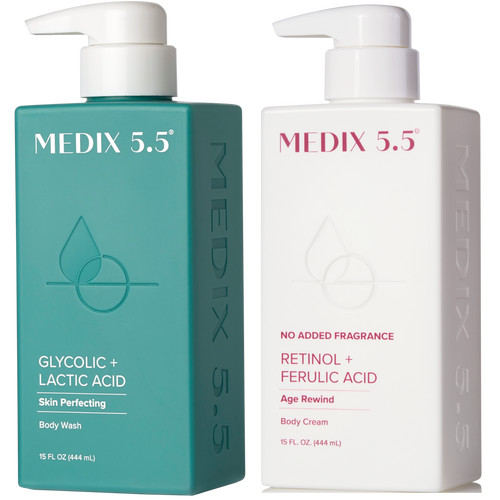 Firm + Smooth Duo | Glycolic Body Wash, Fragrance Free Retinol + Ferulic Acid Body Cream | Ulta