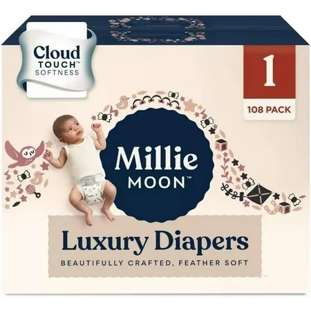 Millie Moon Diapers Size 1, 108ct | Walmart (US)