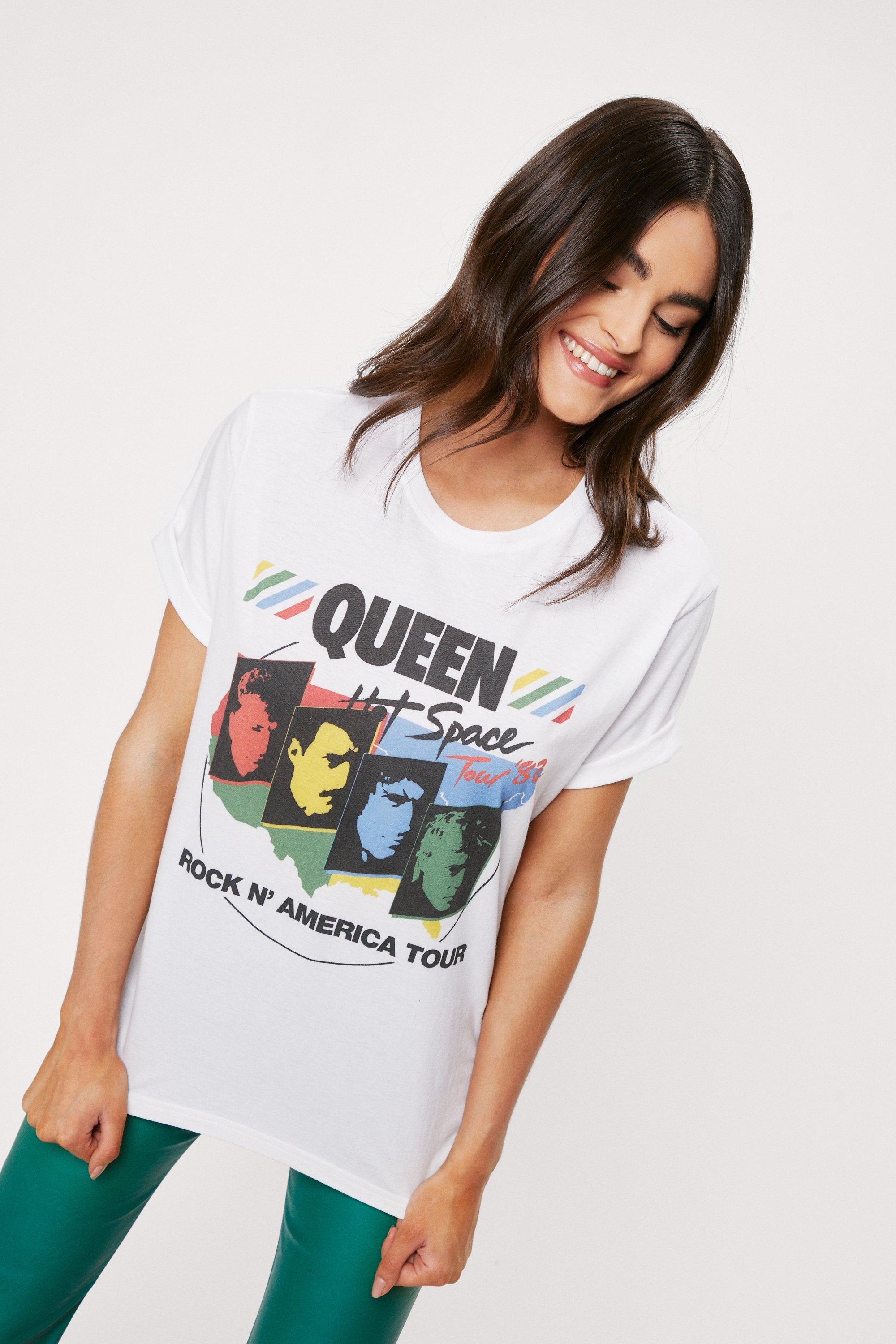 Queen Hot Space Graphic Band T-Shirt | NastyGal (UK, IE)