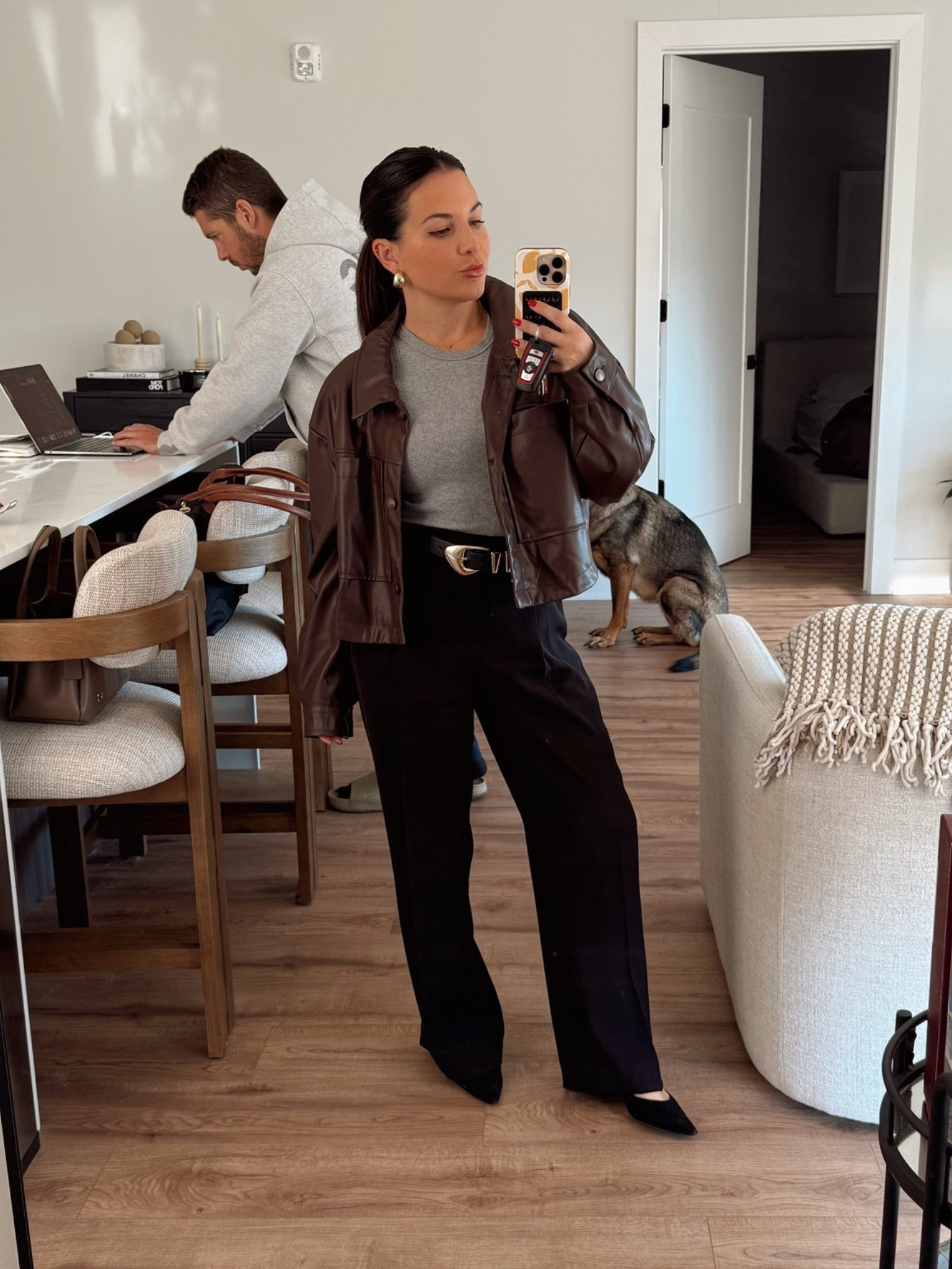 Fall office outfit! 🍂🐻