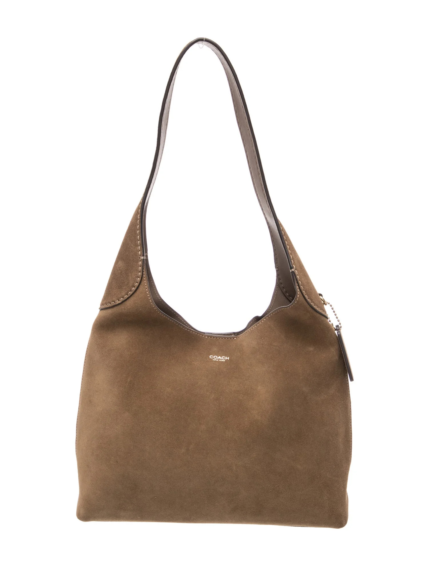 Coach Suede Top Handle Bag - Brown Handle Bags, Handbags - CCH108251 | The RealReal | The RealReal