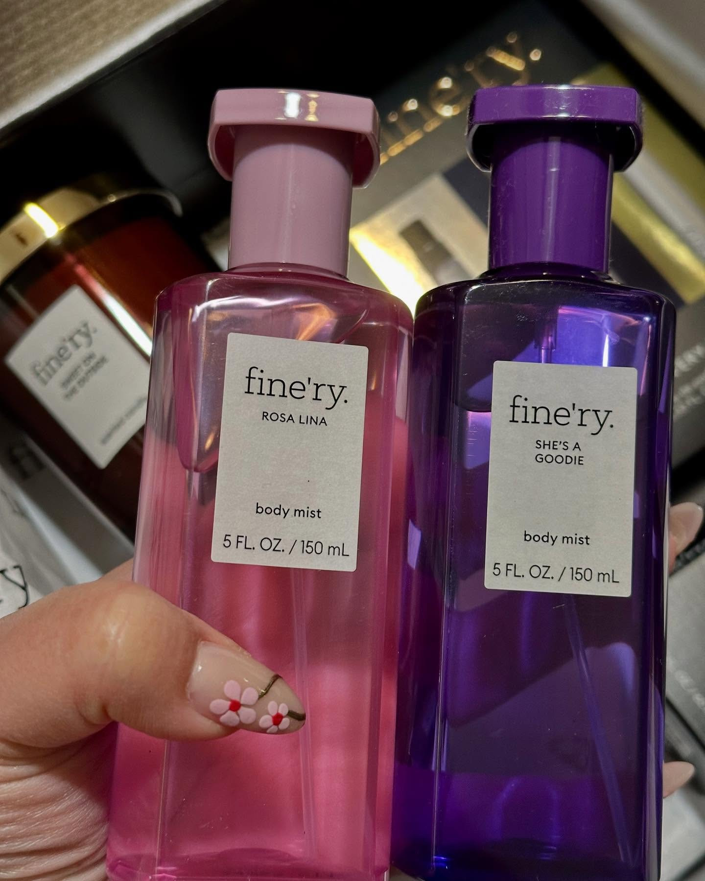 Happy National Fragrance Day!🌸🖤

What better way to celebrate this important day—especially since I love fragrances—than to share the new scents I’ve been enjoying at fine’ry!  I appreciate the craftsmanship behind each perfumery, and celebrate the unique role fragrance plays in self-care and identity. 

💕I recently discovered some fabulous fragrances at FINE’RY, who generously sent me their latest scents to keep me smelling great this season. Thank you, @fineryfragrance ! 🫶

Featured here:
🩷fine’ry. Body Mist - Rosa Lina - 5 fl oz
This smells like a combination of Sparkling Lychee, Velvet Rose, and Cashmere Musk. I’m a little crazy when it comes to Rose scented fragrances. This smells great and can be sprayed layer after layer.  This is a great way to begin your Spring perfume collection. It’s not just affordable but it also gives a luxurious feel!

💜fine’ry. Body Mist - She’s A Goodie - 5 fl oz
This smells like a combination of Purple Plum, Gardenia Petals, and Warm Tuberose creating  fresh and floral aroma.  This scent is refreshing and feminine, allowing for reapplication throughout the day, which I love about body mist.

EVERYONE DESERVES TO FEEL FINE - Fine’ry, exclusively at @target 

The links of all the products they sent my way here: 🔗 https://shopmy.us/lifewithcarms

Build your cart now!🛒🛍️
Save 20% off for a limited time at Target!

#NationalFragranceDay

Fine’ry from words Fine + Perfumery uses 100% Clean, vegan, cruelty free & fine ingredients crafted to last.  Free from parabens & phthalates.  Created in collaboration with renowned master perfumers to design legendary and sophisticated signature scents. The designs are fine. Elegant yet minimal, this collection is beautifully crafted to be luxurious from the inside out.